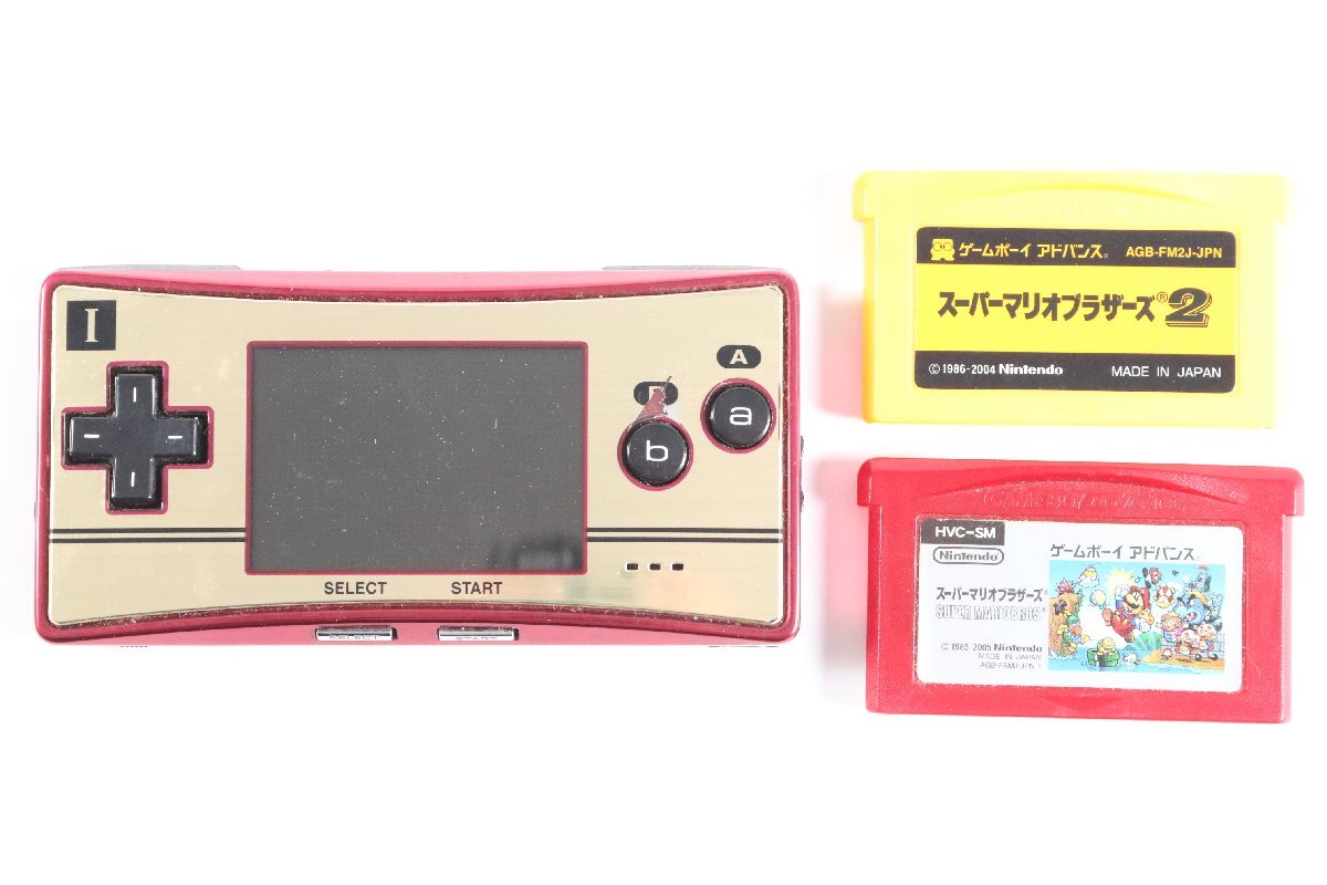 現品割★GAMEBOY micro ゲームボーイミクロ スーパーマリオブラザーズ 3点】任天堂 ニンテンドー GAMRBOY micro ゲームボーイミクロ スーパー