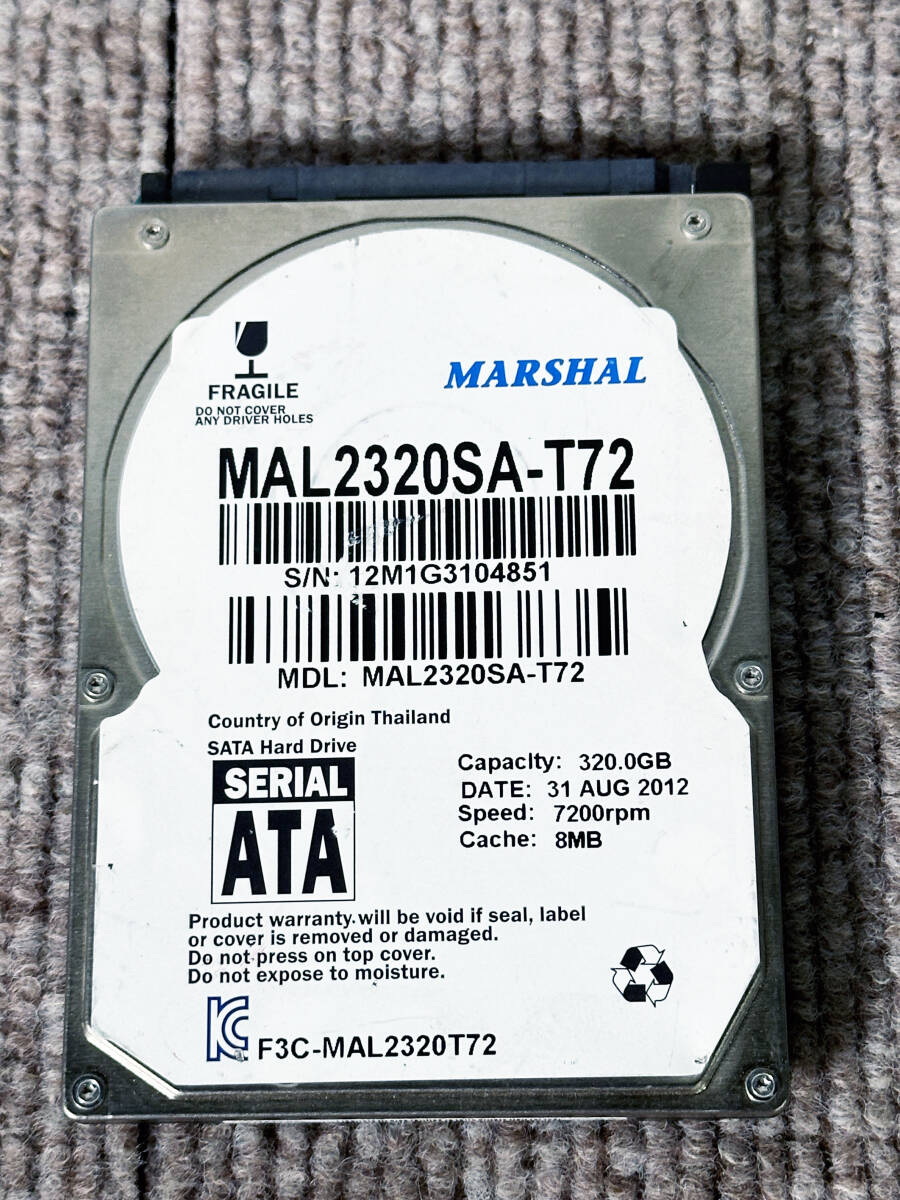 ★ 中古★8個セット★2.5インチ HDD SATA 250GB～500GB /日立/東芝/HGST/FUJITSU【HDD まとめ】E8F3_5