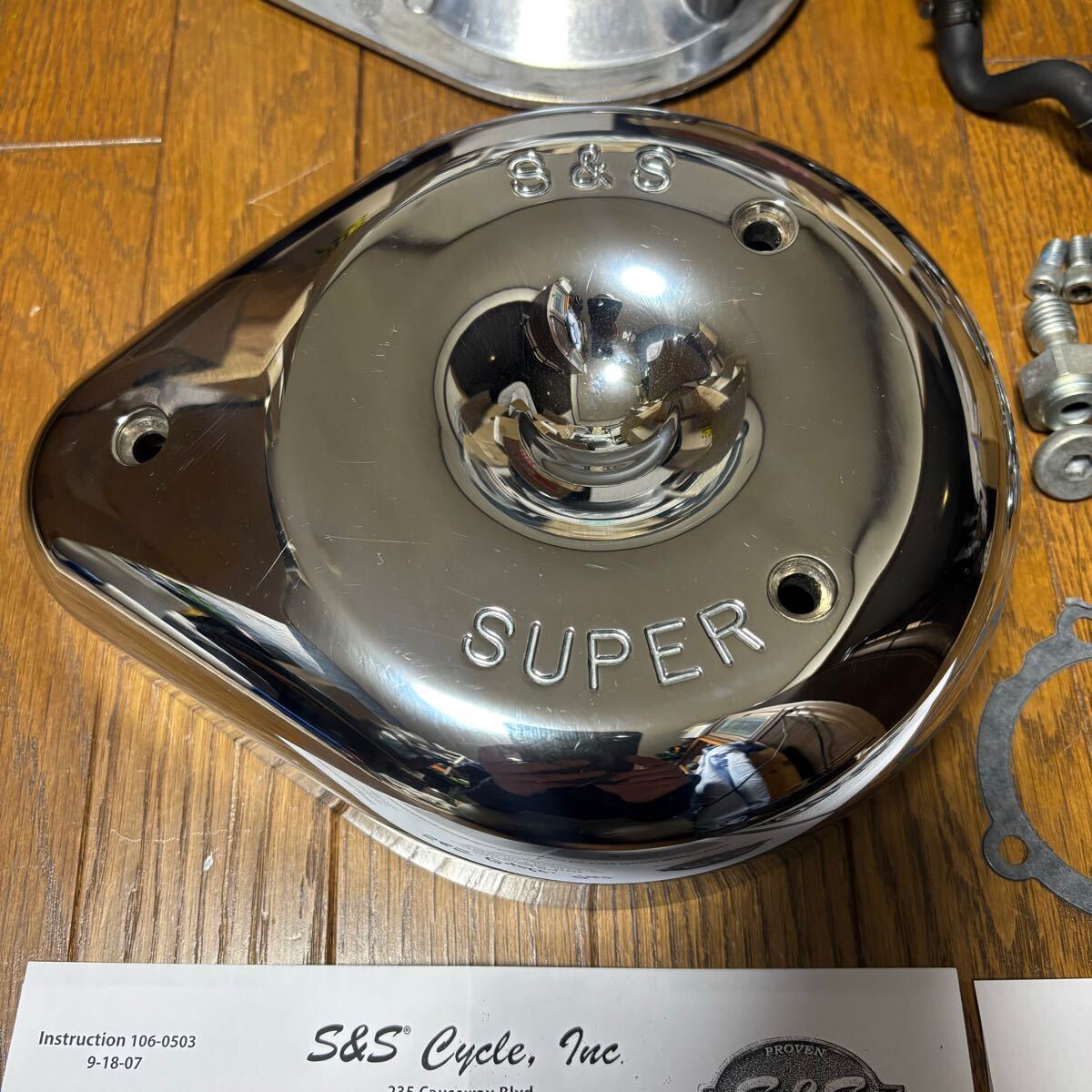 エアクリーナー スポーツスターのエアクリーナーを交換しました 