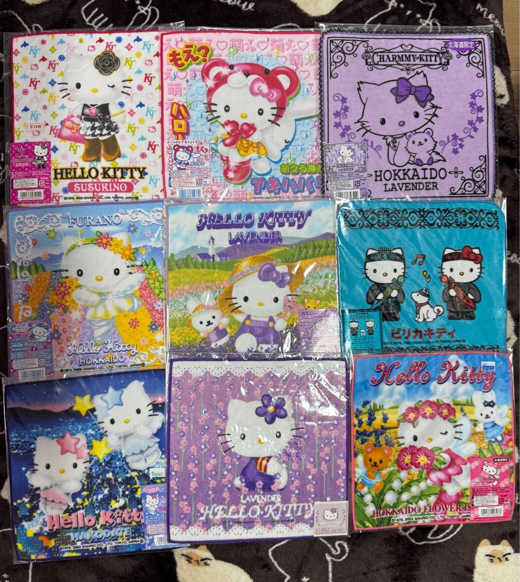 ◇ ご当地 限定 ハローキティ プチタオル ミニタオル ハンドタオル