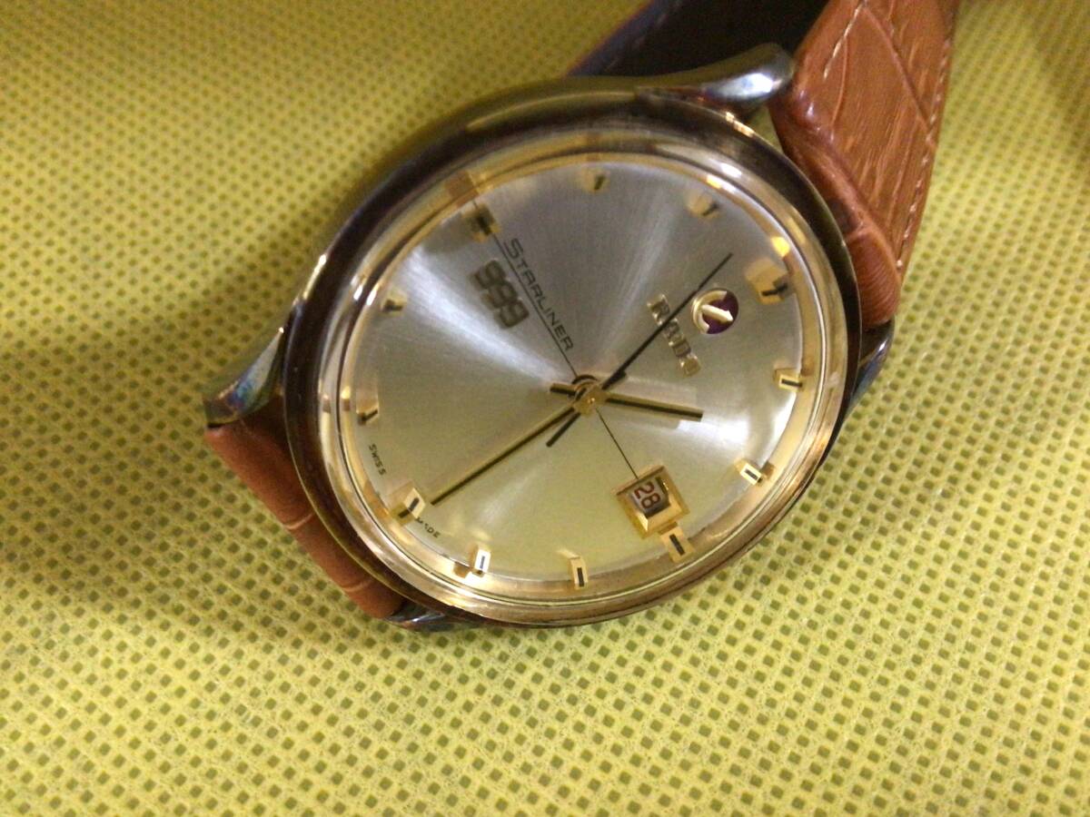 RADO ラドー スターライナー999 STAR LINER 999 自動巻 シルバー文字盤