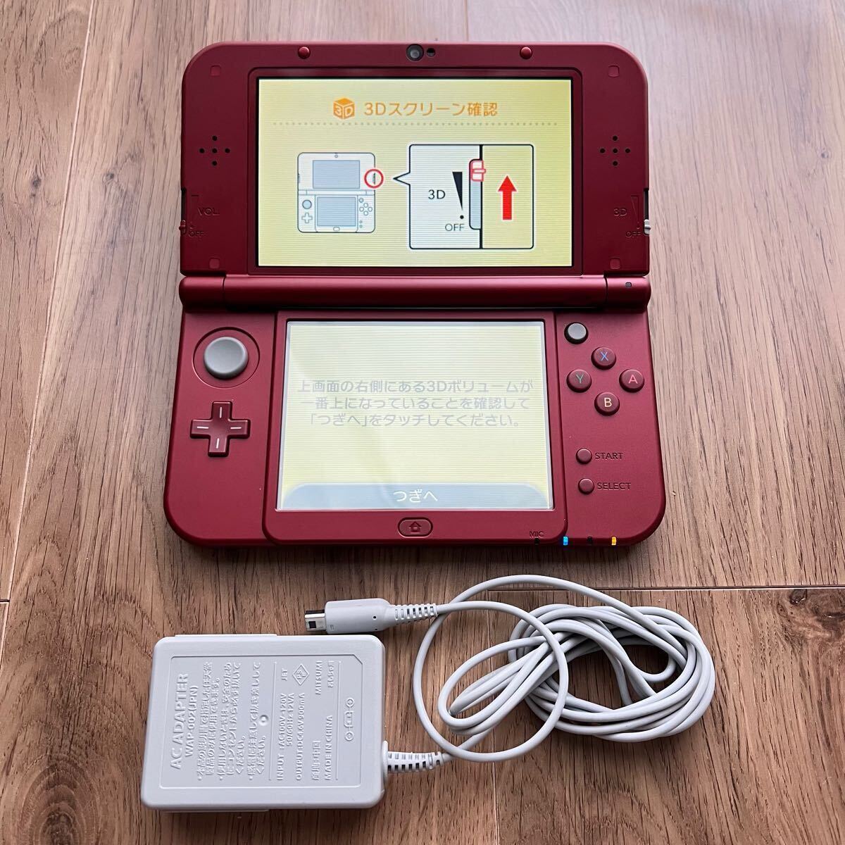 Nintendo 任天堂 New 3DS 3DSLL LL RED-001 ニンテンドー3DS レッド
