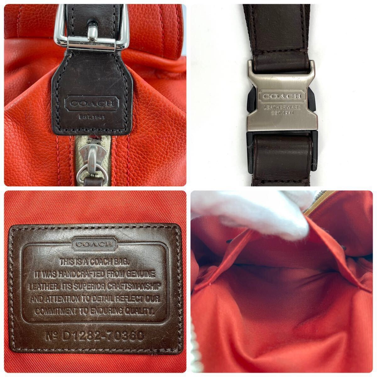 1円/美品 COACH コーチ トンプソン ボディバッグ ショルダーバッグ 