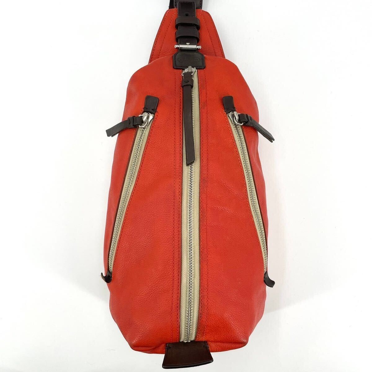 1円/美品 COACH コーチ トンプソン ボディバッグ ショルダーバッグ 