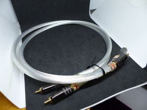 最高級 RCAケーブル シルバー WBT 約75㎝ペア