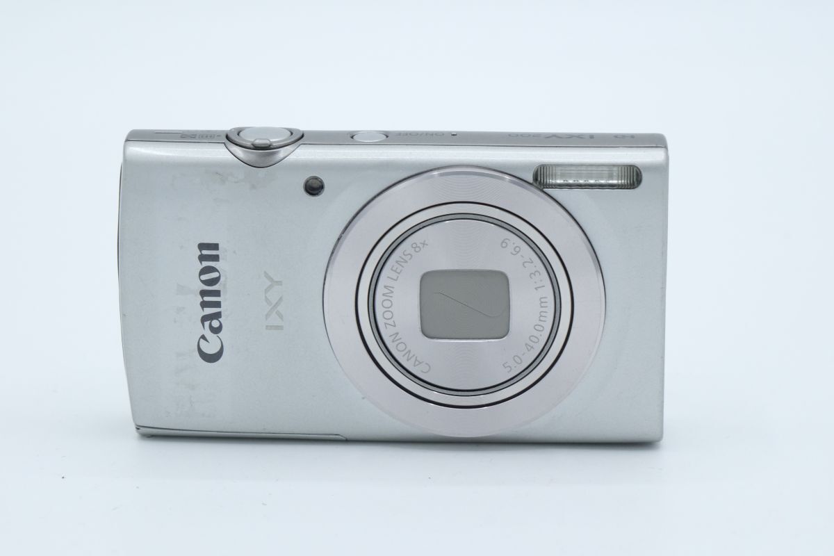 0 シルバー キャノン 箱付き 超美品Canon ixy200 ☆実用美品☆ CANON