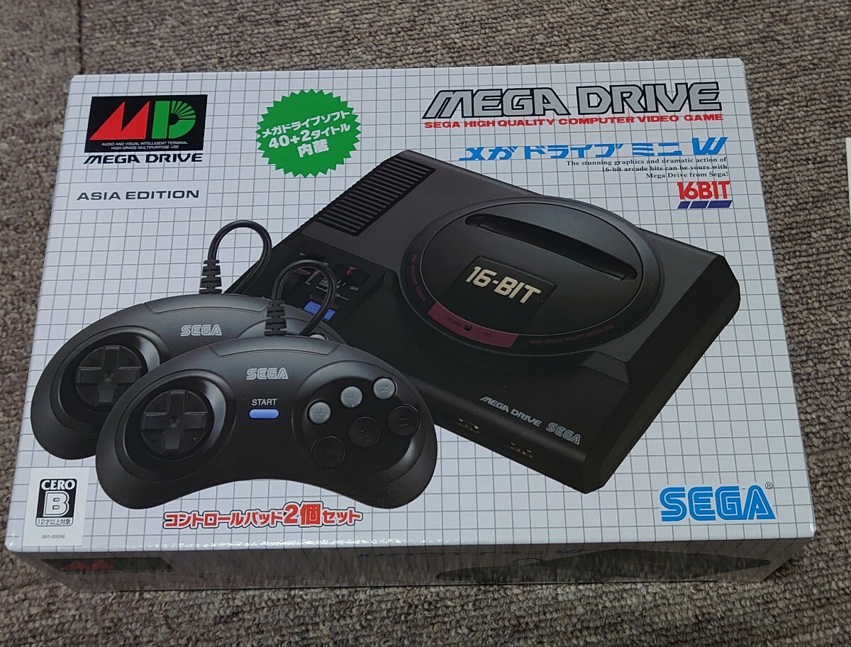 メガドライブミニW : SEGA メガドライブ ミニWアジアエディション 