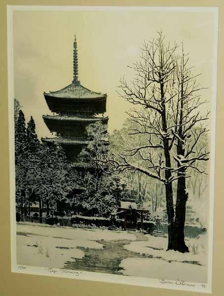 真作＊ 人気画家 ブライアン・ウィリアムズ「Toji Morning」超希少30部