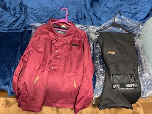 上下セット Mサイズ 撥水クリーニング済 ARBN エアボーン スノーボ―ドウェア スキーウェ