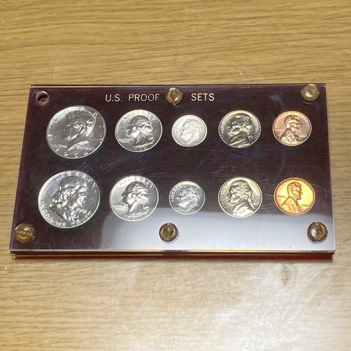 USコイン 硬貨 アメリカコインセット 10枚セット 1961/1964銀貨 銅貨