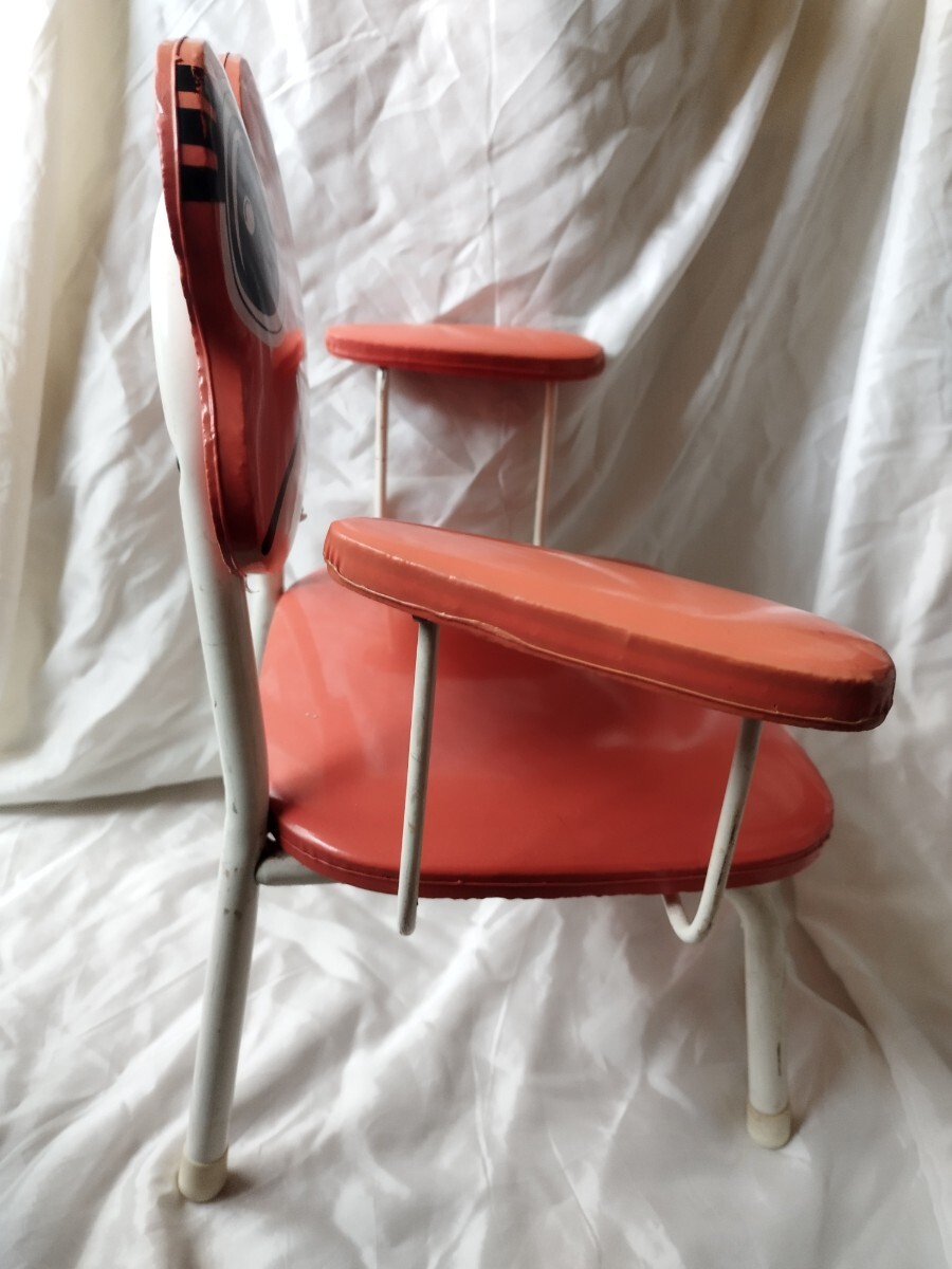 昭和レトロ ケロヨン カエルの子供椅子 音が鳴るイス 当時物(雑貨