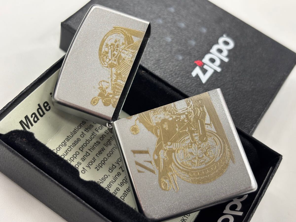 カワサキ Z1 3面加工 ジッポー ケース ZIPPO CASE オイルライター Zippo 喫煙具 Kawasaki z900 ライター_6