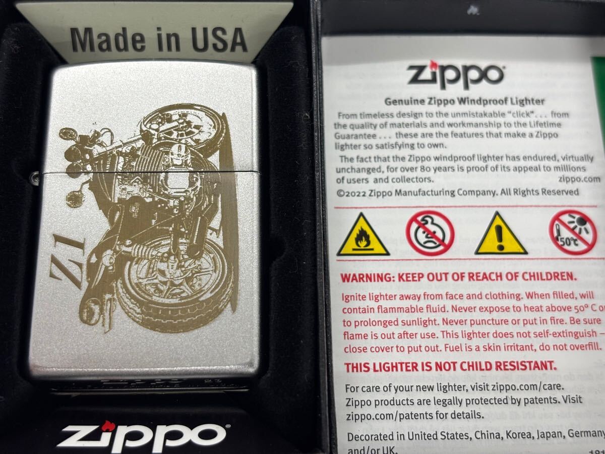 カワサキ Z1 3面加工 ジッポー ケース ZIPPO CASE オイルライター Zippo 喫煙具 Kawasaki z900 ライター_7