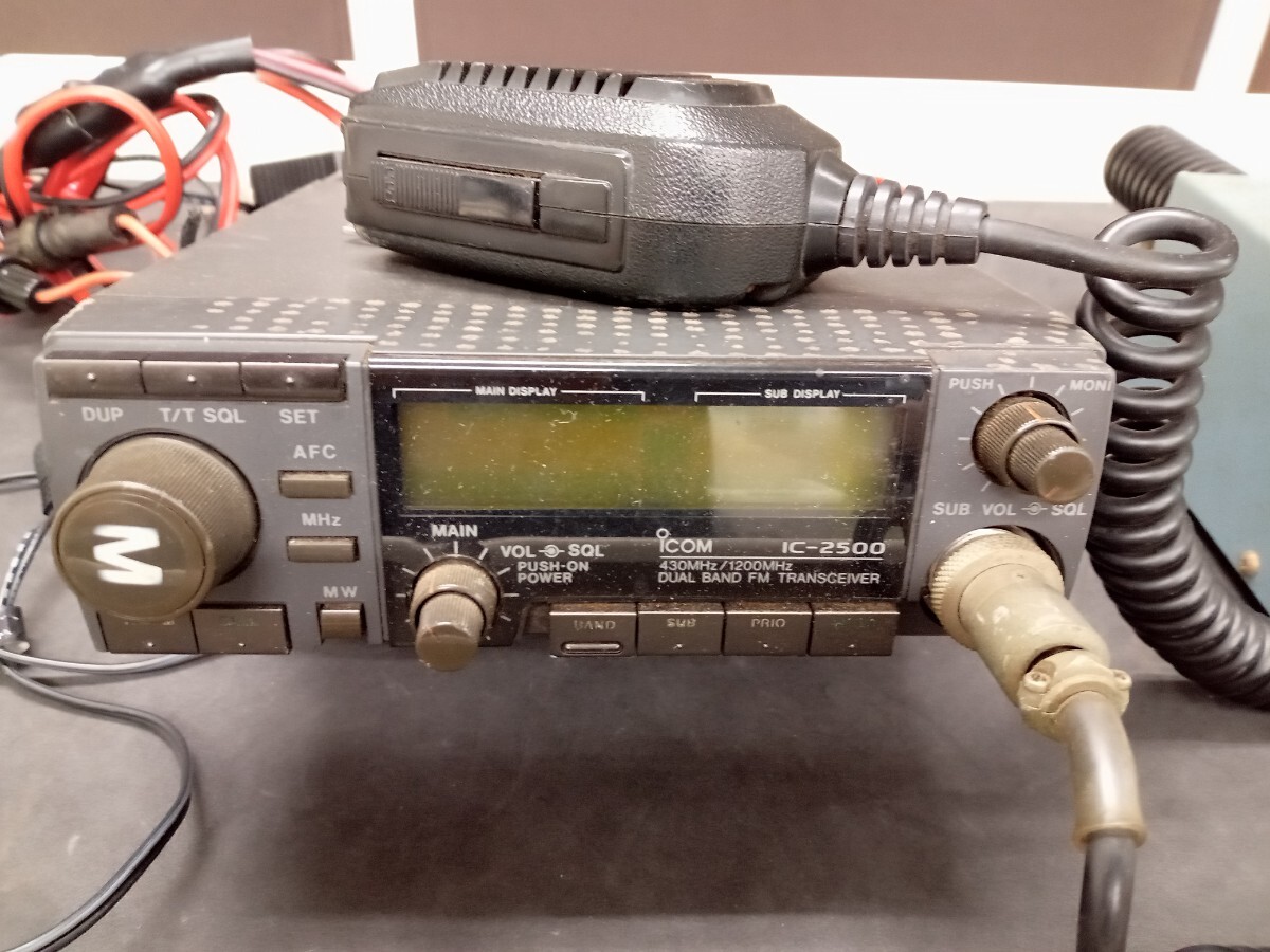 アイコム IC-2500　430/1200MHz 送信動作確認品 ◇ICOM IC-2500D 430/1200MHz アイコム 無線機 動作未確認(アマチュア