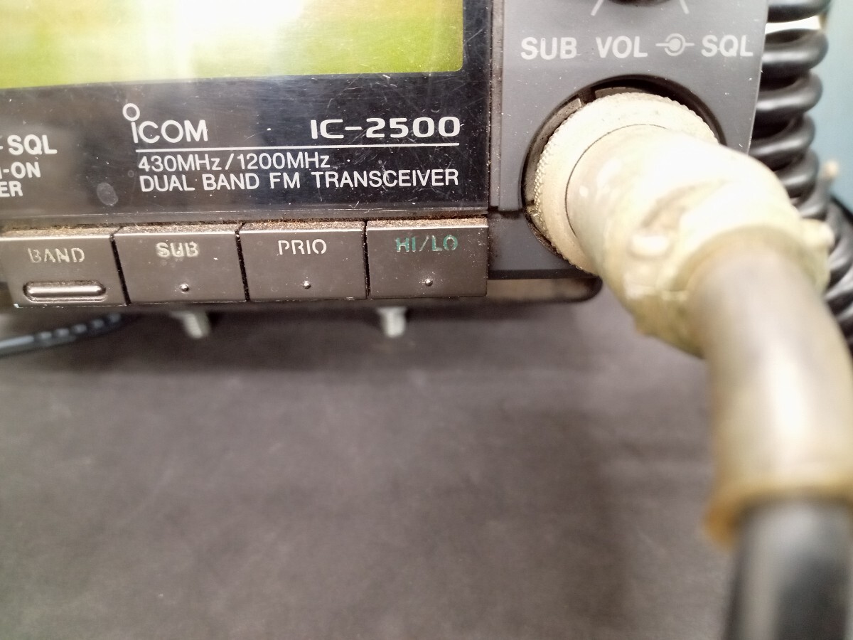 アイコム IC-2500　430/1200MHz 送信動作確認品 ◇ICOM IC-2500D 430/1200MHz アイコム 無線機 動作未確認(アマチュア