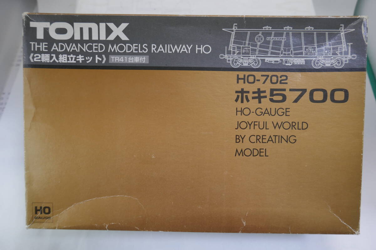 TOMIX　HO-702　ホキ5700　2両入り組立キット　TR41台車付属　未組立・未使用　%　16番 HO カツミ KTM TOMIX_1