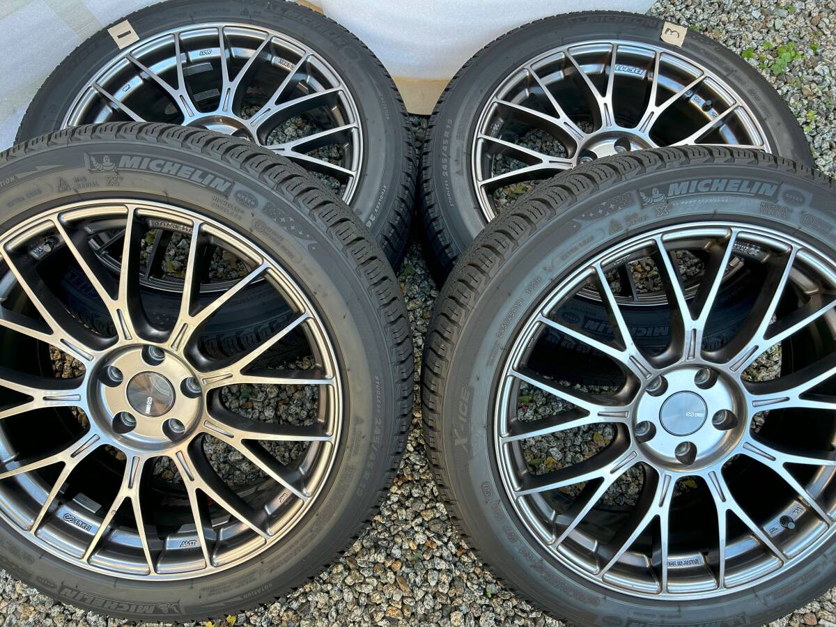 中古 ENKEI エンケイ 輸入車 PFM1 19x 8.0J +45 5穴 PCD 112