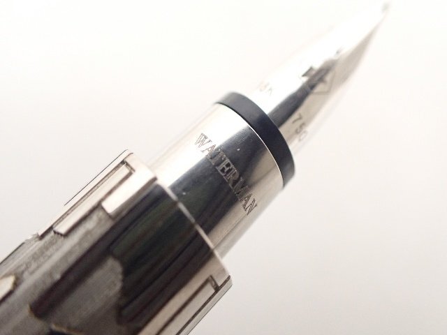 WATERMAN 万年筆 セレニテ グレイ ペン先 18K 750 ウォーターマン ▽ 705B3-1_4