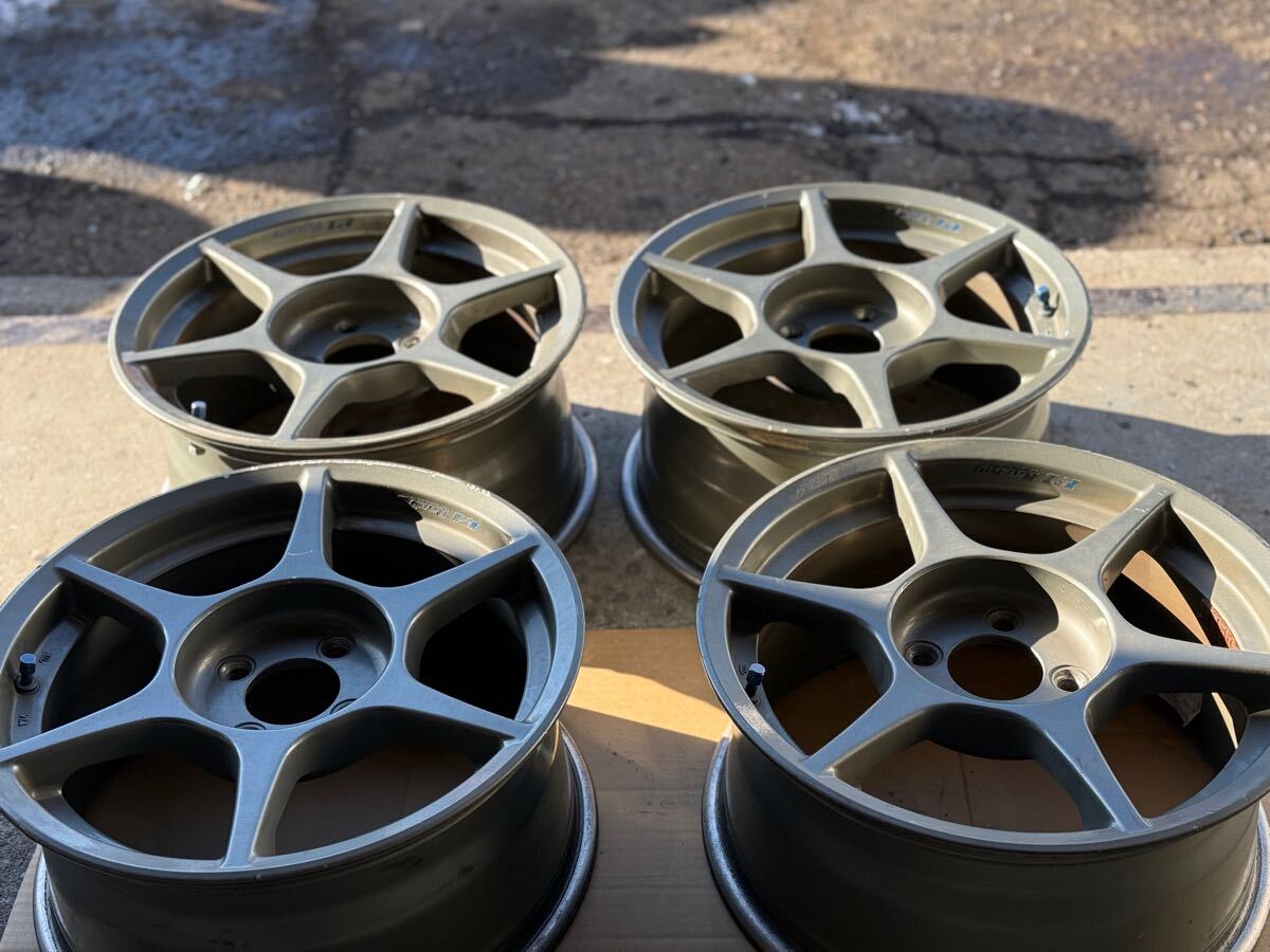 P-1レーシング 15インチ 4穴 PCD100 5.5j +42 4本 【公式通販】