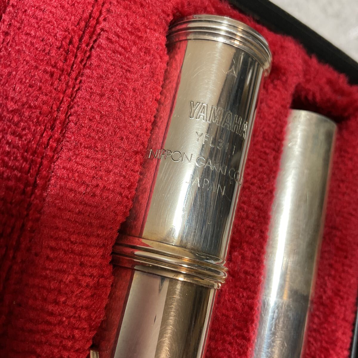 YAMAHA ヤマハ フルート YFL311 SILVER ハードケース付き 動作未確認