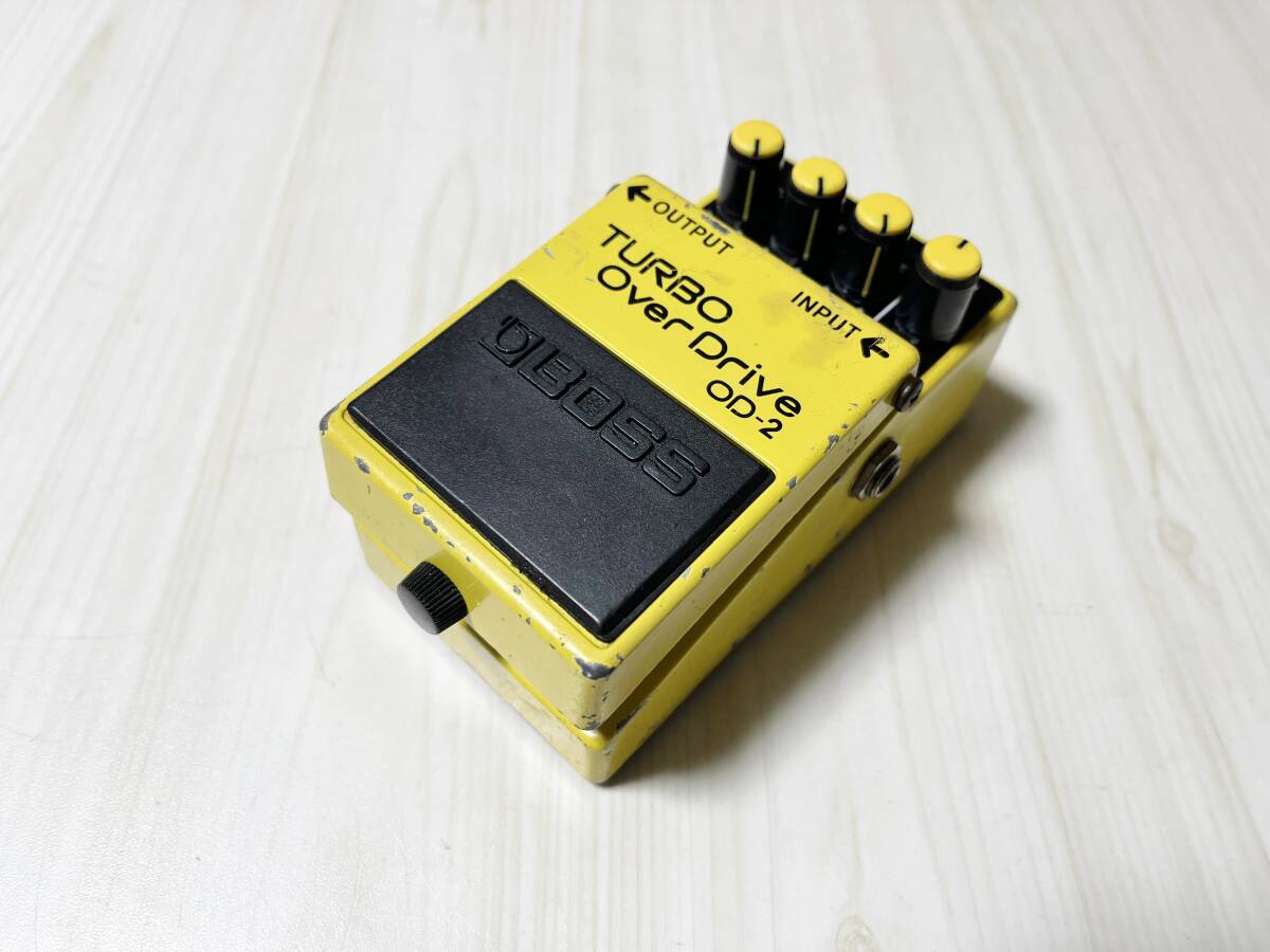 即決 BOSS OD-2 Turbo OverDrive ディスクリート回路 オーバードライブ