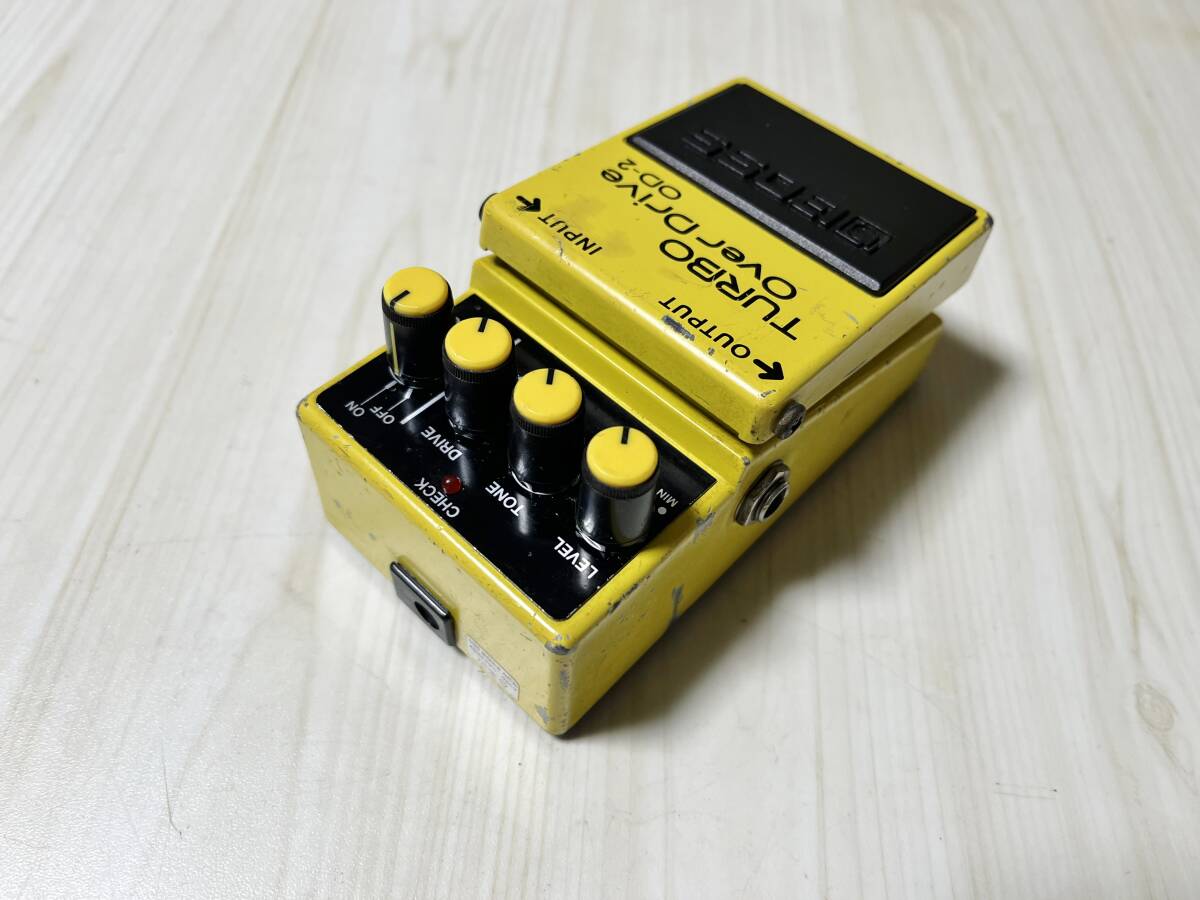 即決 BOSS OD-2 Turbo OverDrive ディスクリート回路 オーバードライブ