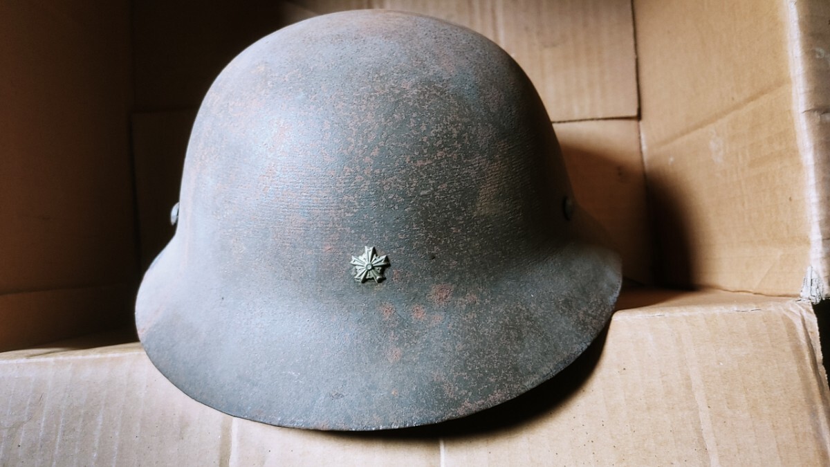 鉄兜 大日本帝国 ヘルメット 当時物 日本軍 旧日本軍 鉄帽 戦前 鉄製