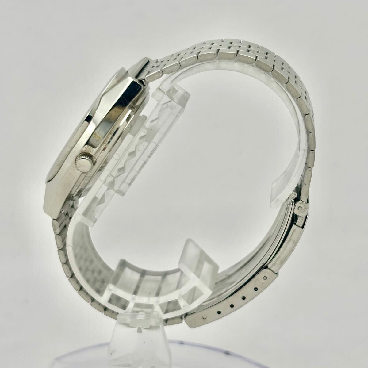 新品電池】 SEIKO TYPEⅡ デイデイト ローマン シルバー 腕時計 稼動品 