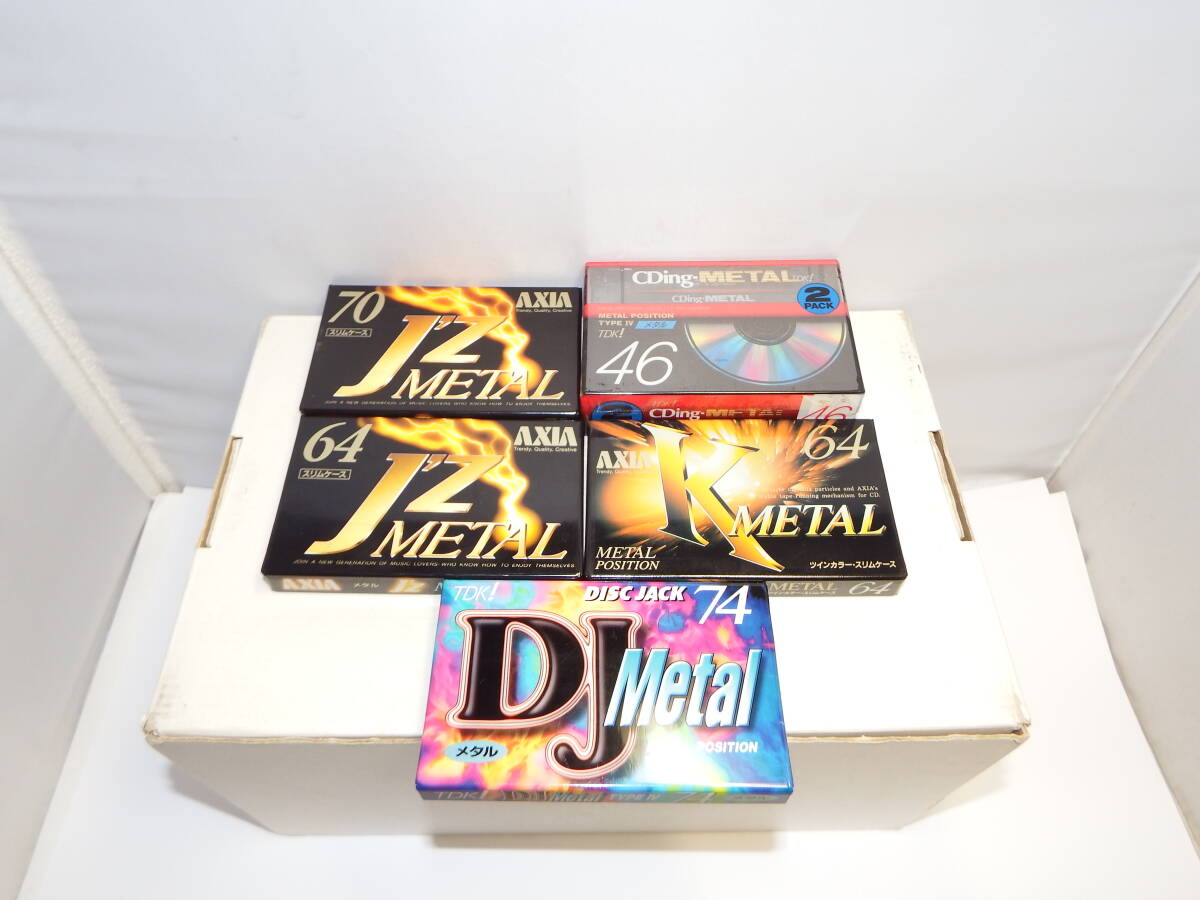 ☆AXIA TDK METAL TYPEⅣ メタル カセットテープ 未開封 6本☆ TDK