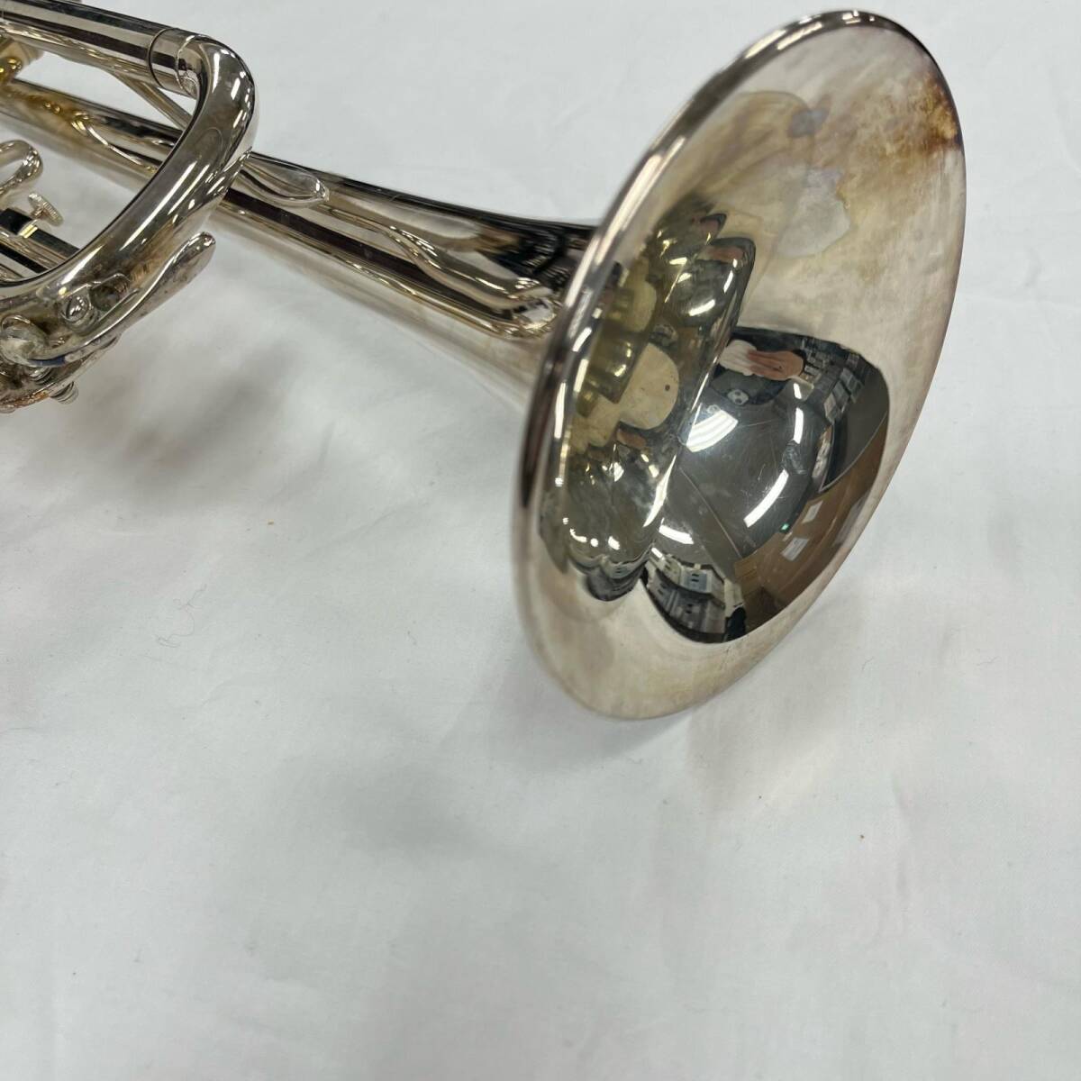 J879★ヤマハ YAMAHA トランペット 管楽器 ジャンク ハードケース付き YTR-3320S_5