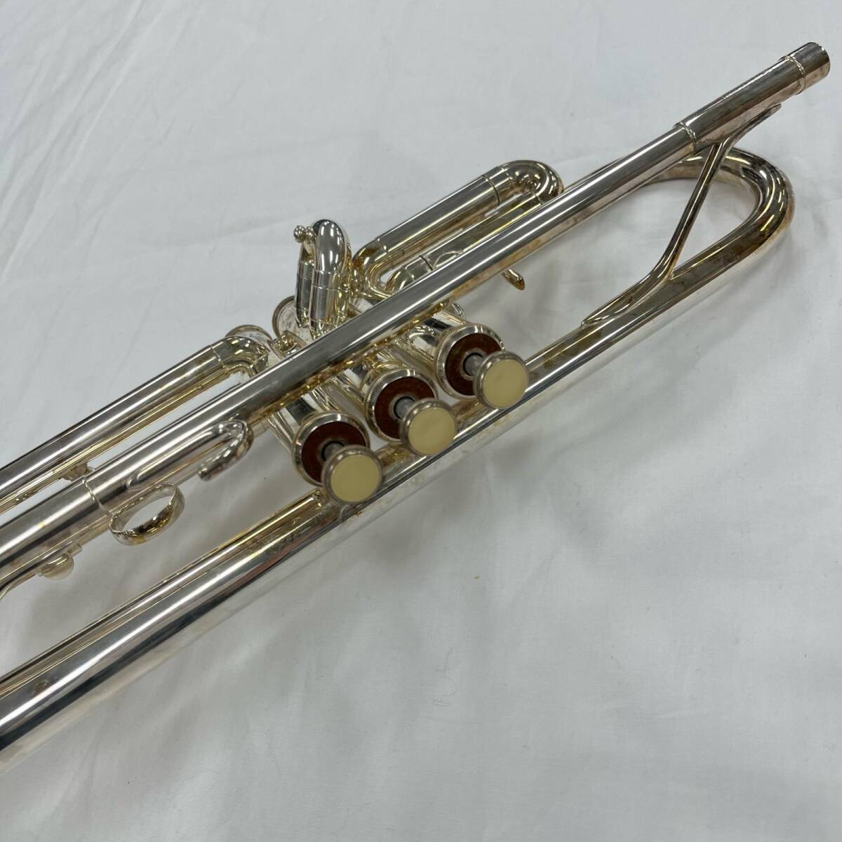 J879★ヤマハ YAMAHA トランペット 管楽器 ジャンク ハードケース付き YTR-3320S_6