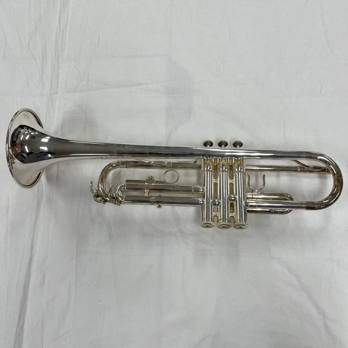 J879★ヤマハ YAMAHA トランペット 管楽器 ジャンク ハードケース付き YTR-3320S_7