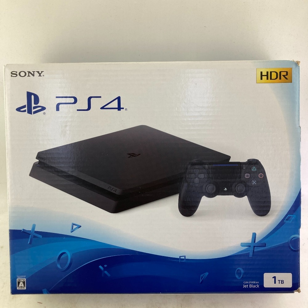03w10121/1円～【動作確認済】PS4 本体 1TB ブラック SONY 