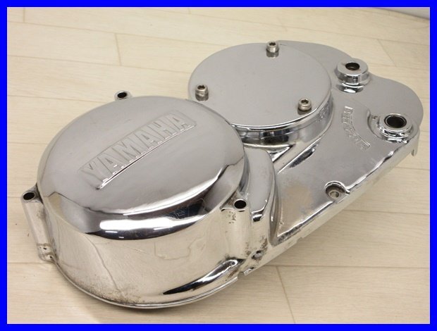 【最安値，正規品】 ！☆コ548 RZ250 4L3 エンジン左カバー ジェネレーターカバー スプロケットカバー クラッチレリーズ 80