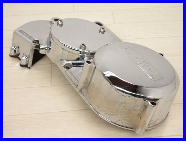 【最安値，正規品】 ！☆コ548 RZ250 4L3 エンジン左カバー ジェネレーターカバー スプロケットカバー クラッチレリーズ 80