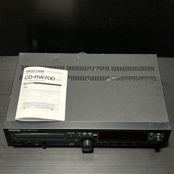 激レア極上美品☆動作品】TASCAM タスカム CD-RW700 CDデッキ 業務用