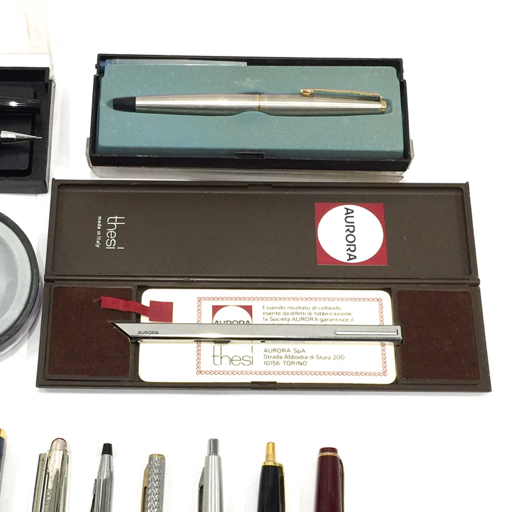 モンブラン ペン先刻印なし 万年筆 他 クロス プラチナ 等 ボールペン シャーペン 筆記用具 18点セット 現状品_3