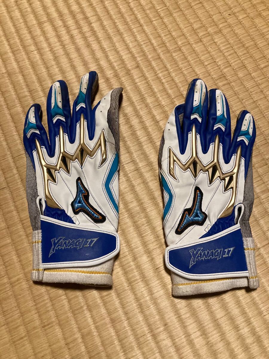 ミズノプロ バッティンググローブ 実シヨウ 筒香嘉智選手 支給品 実