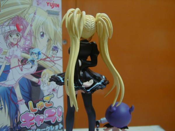 YUJINフィギュア ほしな歌唄+イル+マイク/しゅごキャラ 11cm箱付の入札