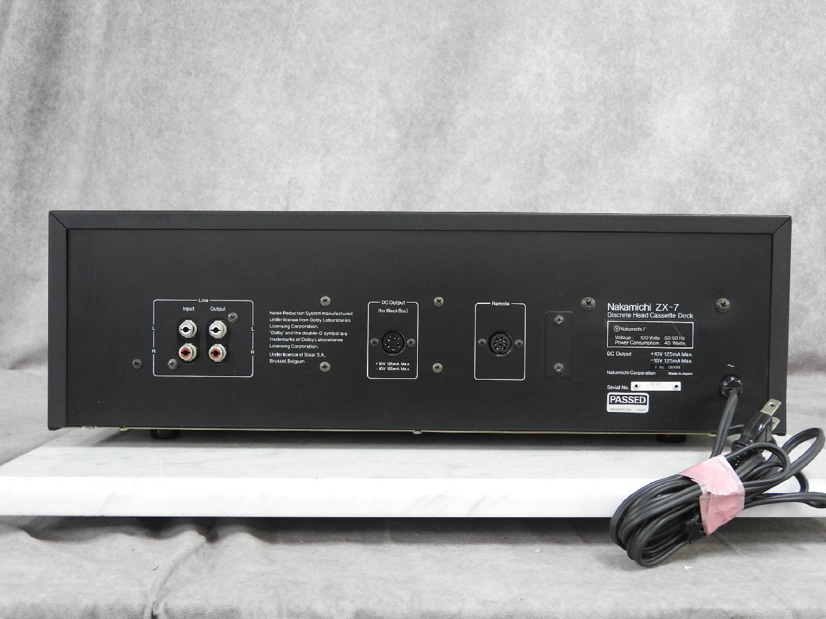 ☆ Nakamichi ナカミチ カセットデッキ ZX-7 ☆ジャンク☆ ZX-7