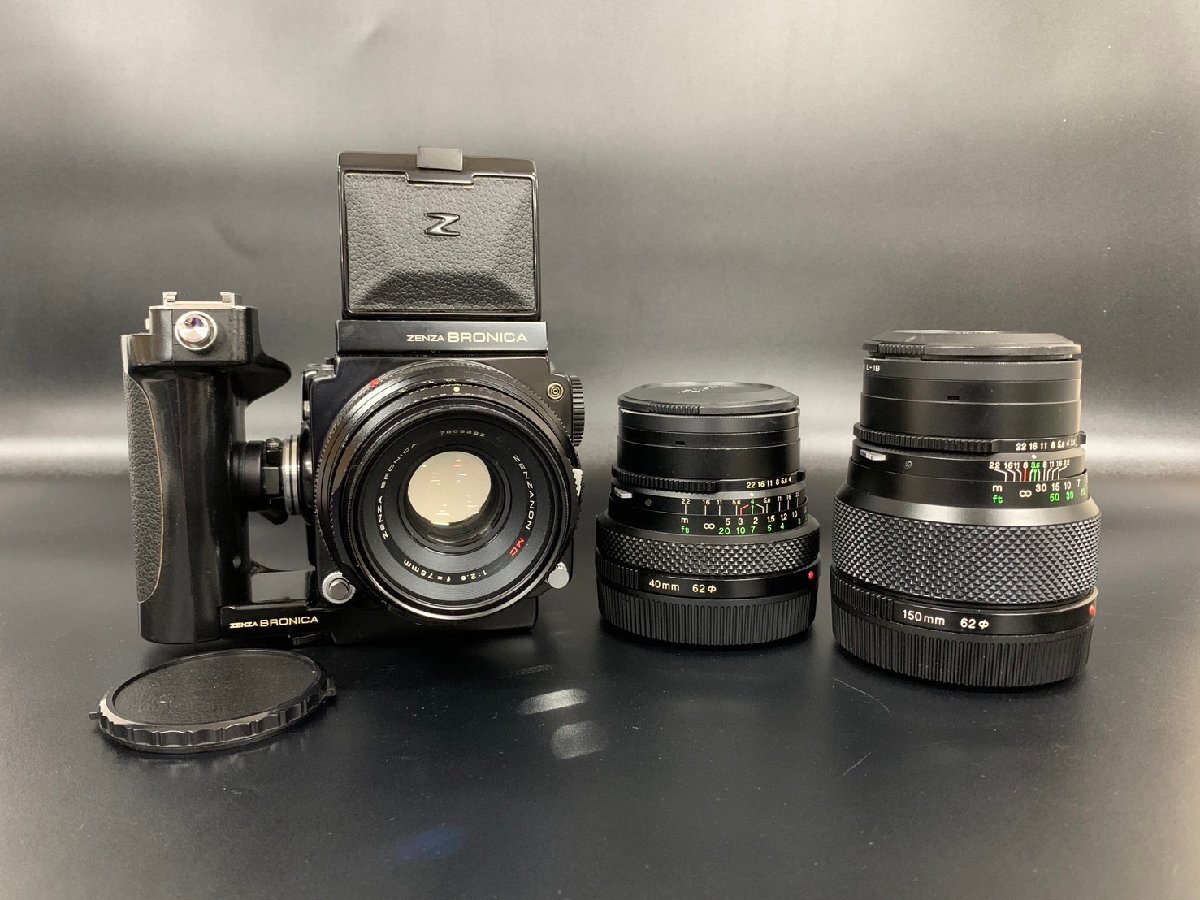 ZENAZA BRONICA ゼンザブロニカ ETRS/ZENZANON MC 1:2.8 f＝75mm/1:4 f 