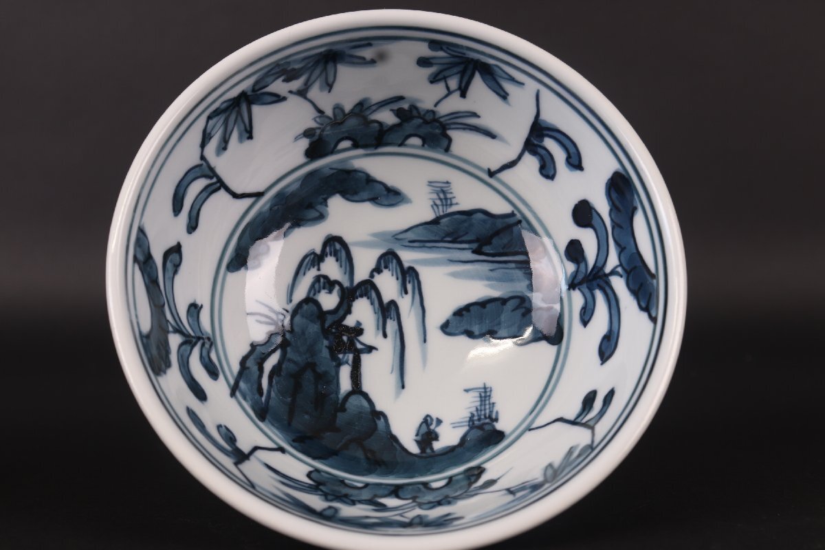 【珍品堂】1円から　源右衛門　染付山水見込　飯碗　茶碗　共箱　茶道具　美品上品　古美術　骨董品　高約5.5ｃｍ　径約12ｃｍ Yahoo!オークション 茶碗の中古品・新品・未 -源右衛門 ふるさと納税有田焼 茶碗」(アンティーク、コレクション メルカリ