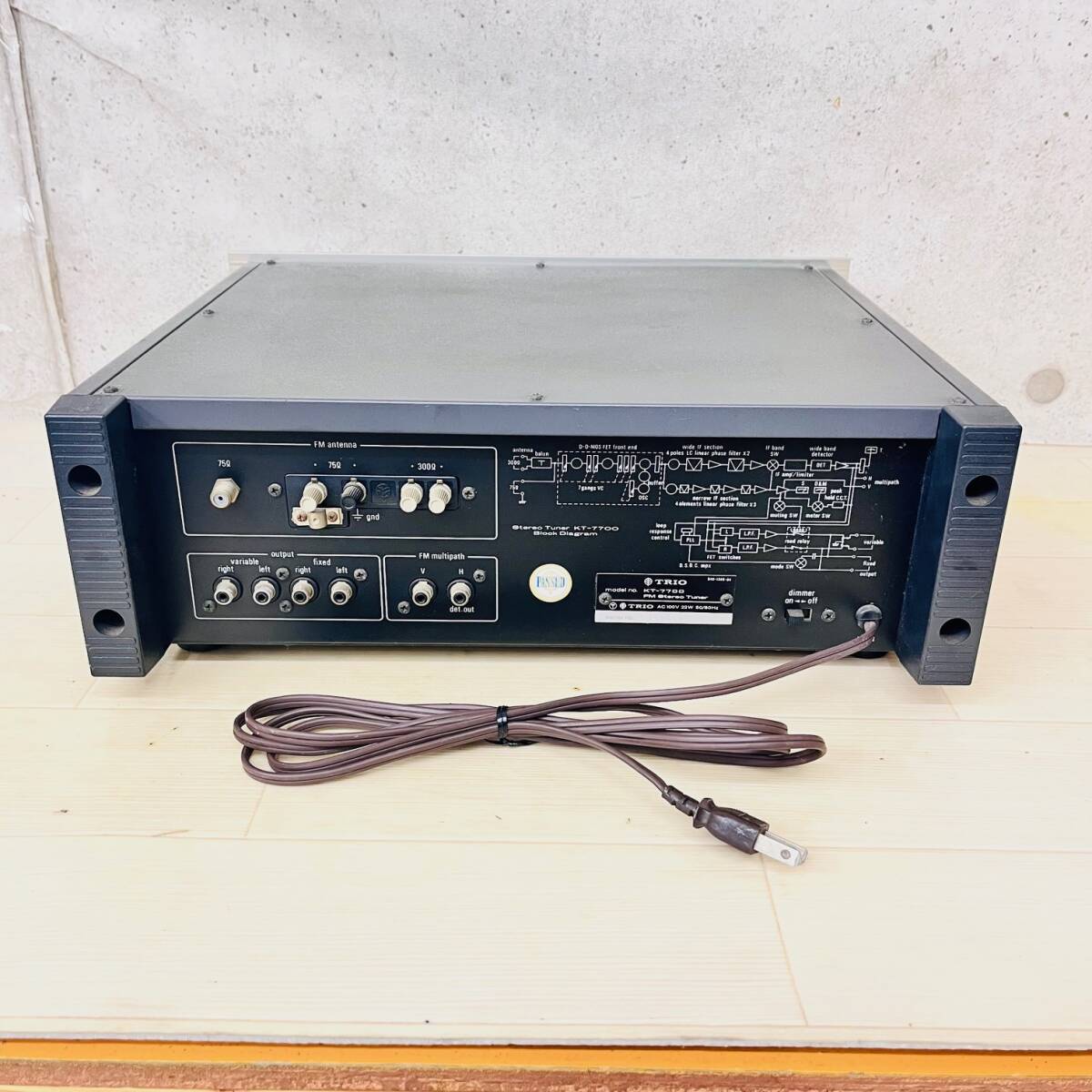 TRIO KT-7700 トリオ FMステレオチューナー FMチューナー FM 0 1 C KT