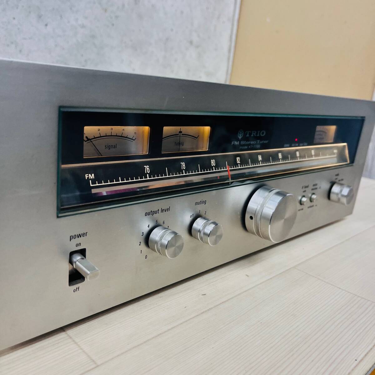 TRIO KT-7700 トリオ FMステレオチューナー FMチューナー FM 0 1 C KT