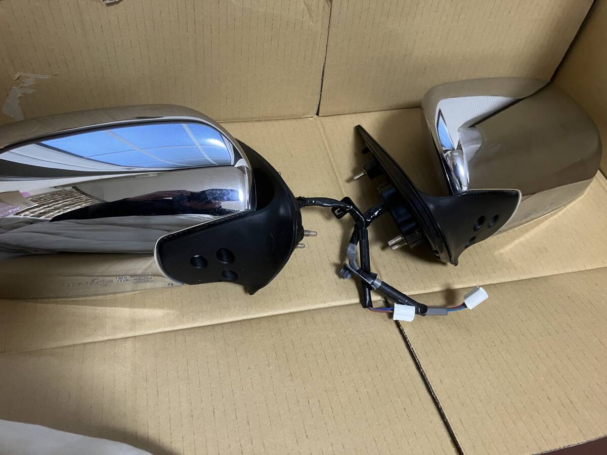 中古 ドアミラー 左右セット サイドミラー ハイエース200系 黒 200系 