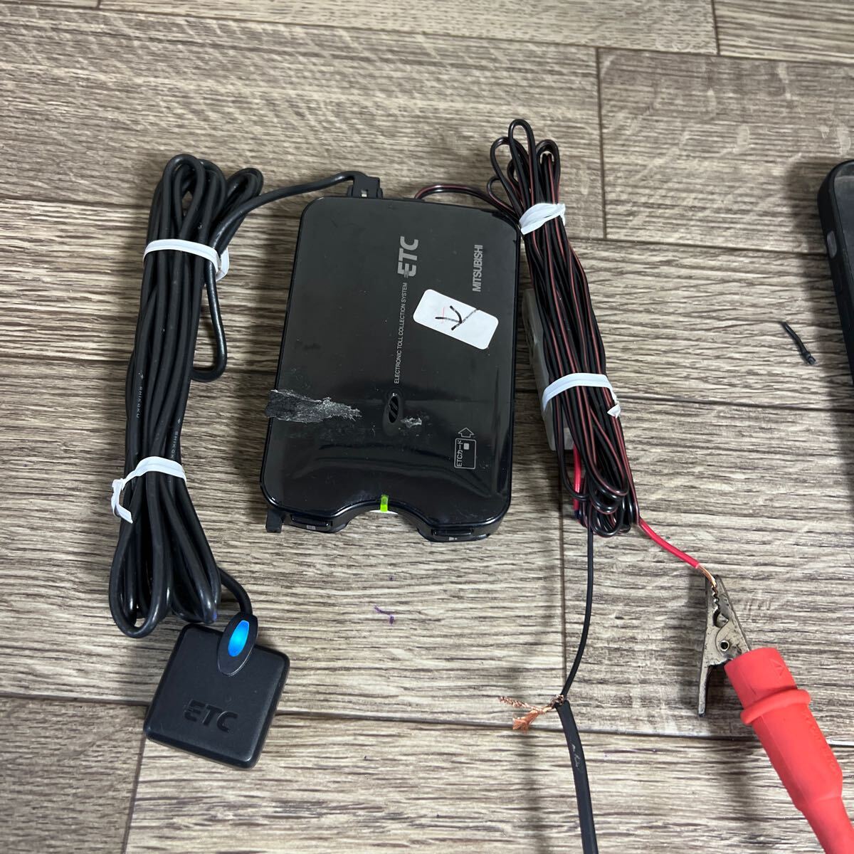 ETC 三菱　(EP-9U 711VB X792T09281)軽自動車から外しました中古品です アンテナ分離型 (軽自動車セットアップ)_1