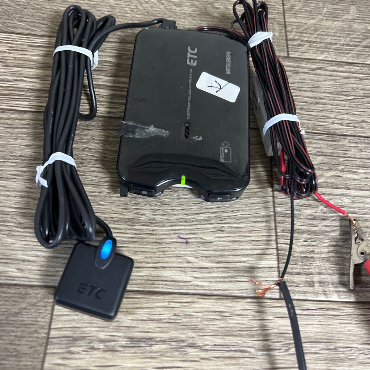 ETC 三菱　(EP-9U 711VB X792T09281)軽自動車から外しました中古品です アンテナ分離型 (軽自動車セットアップ)_2