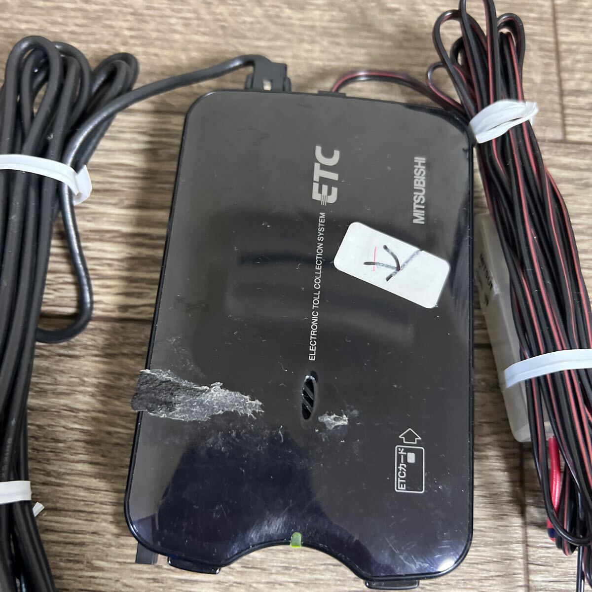 ETC 三菱　(EP-9U 711VB X792T09281)軽自動車から外しました中古品です アンテナ分離型 (軽自動車セットアップ)_4