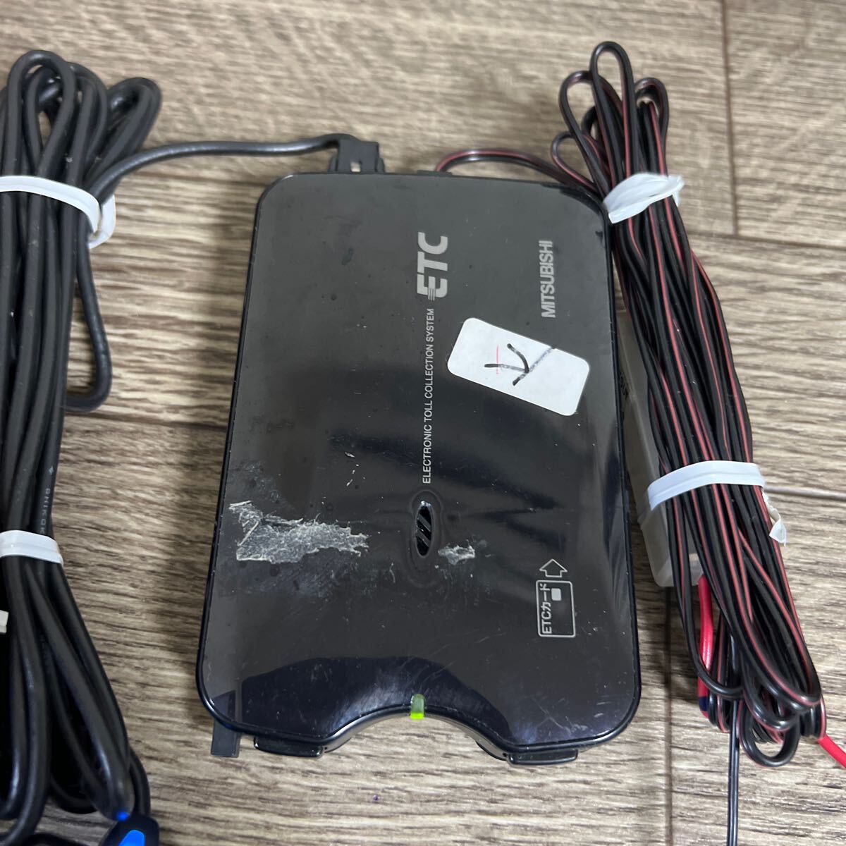 ETC 三菱　(EP-9U 711VB X792T09281)軽自動車から外しました中古品です アンテナ分離型 (軽自動車セットアップ)_5