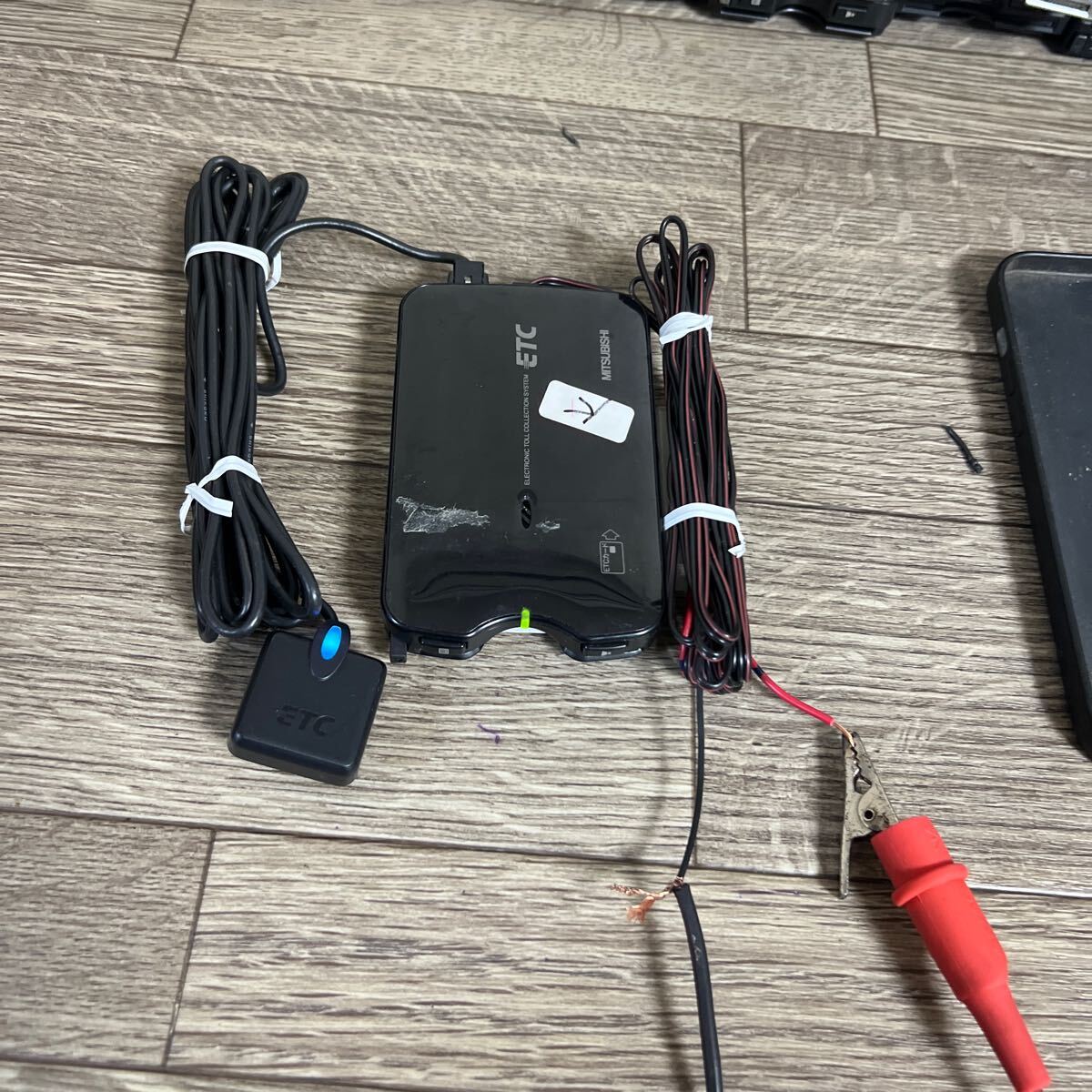 ETC 三菱　(EP-9U 711VB X792T09281)軽自動車から外しました中古品です アンテナ分離型 (軽自動車セットアップ)_7